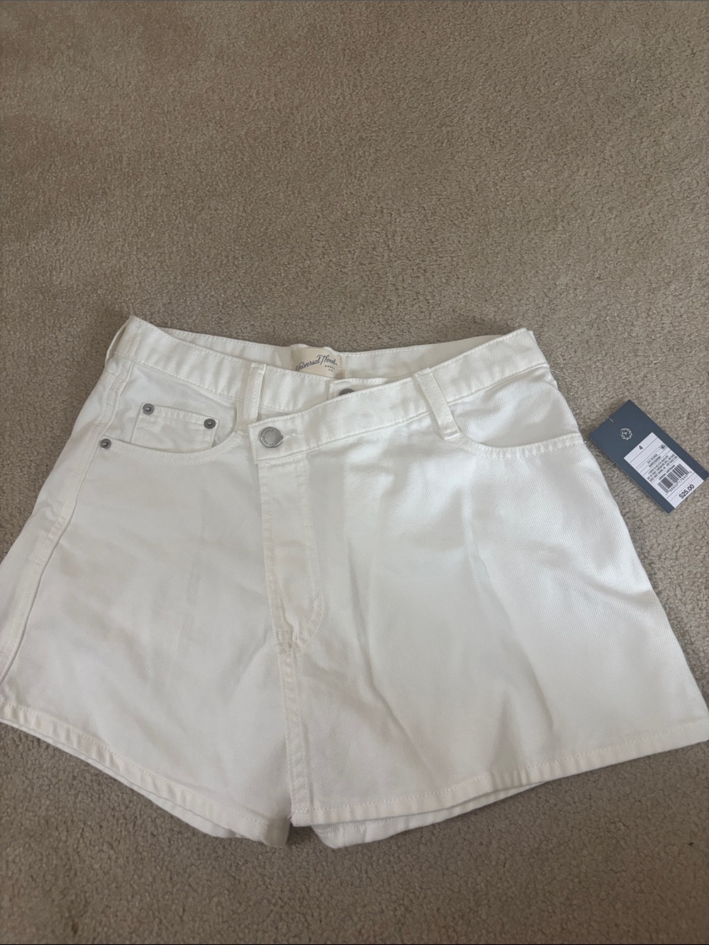 Universal Thread White Denim Skort